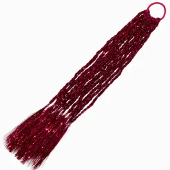 Claire's Élastiques|Perruques Et Extensions-Élastique avec mèches de cheveux synthétiques roses