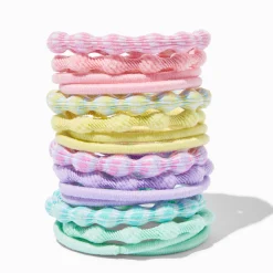 Claire's Élastiques-Élastiques bubble pastel - Lot de 16