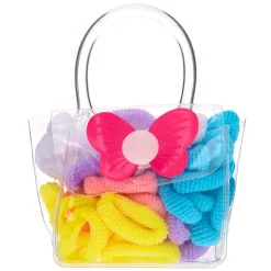 Claire's Élastiques-Élastiques à cheveux pastel et sac Club Claire's - Lot de 38