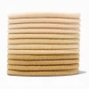 Claire's Élastiques-Élastiques de luxe brun roux et crème variés - Lot de 12
