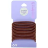 Claire's Élastiques-Élastiques de luxe - Marron, lot de 12