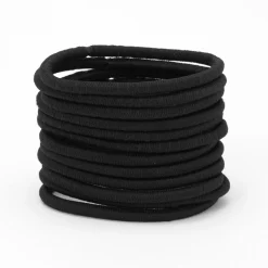 Claire's Élastiques-Élastiques de luxe - Noir, lot de 12