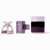 Claire's Élastiques|Barrettes Et Pinces-Élastiques et pinces à cheveux athlétiques violets - Lot de 14