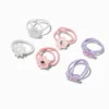 Claire's Élastiques-Élastiques icônes pastel shaky Claire's Club - Lot de 6