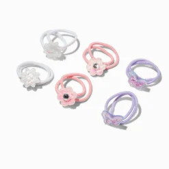 Claire's Élastiques-Élastiques icônes pastel shaky Claire's Club - Lot de 6