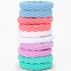 Claire's Élastiques-Élastiques nid d’abeille arc-en-ciel Claire's Club - Lot de 10