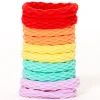 Claire's Élastiques-Élastiques nid d'abeille arc-en-ciel pastel Claire's Club - Lot de 10