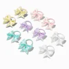 Claire's Noeuds Pour Cheveux|Élastiques-Élastiques à nœud pastel satinés Claire's Club - Lot de 10