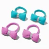 Claire's Noeuds Pour Cheveux|Élastiques-Élastiques à nœuds bouffants à paillettes Claire's Club - Lot de 4