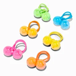 Claire's Élastiques-Élastiques perlés avec perles d'imitation fluo Claire's Club - Lot de 6