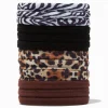 Claire's Élastiques-Élastiques roulés avec imprimé animal - Lot de 12