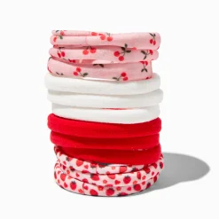 Claire's Élastiques-Élastiques roulés Cherry Time — Lot de 12