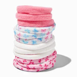 Claire's Élastiques-Élastiques roulés motifs papillons - Lot de 12