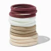 Claire's Élastiques-Élastiques roulés tons nude - Lot de 12
