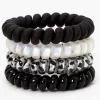 Claire's Élastiques Spirale-Élastiques spirale imprimé animal métallisés - Lot de 4