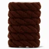 Claire's Élastiques-Élastiques swizzle marron - Lot de 6