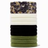 Claire's Élastiques-Élastiques unis et floraux camouflage - Lot de 12