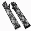 Claire's Gants Et Mitaines-Longs gants en dentelle noirs