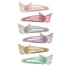 Claire's Barrettes Et Pinces-Lot de 6 barrettes clic clac papillon à paillettes du Club Claire's