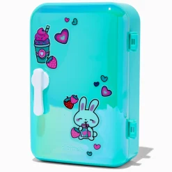 Claire's Lèvres-Lot de baumes à lèvres réfrigérateur iridescent petits animaux et boissons fraise - Lot de 4