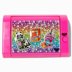 Claire's Lèvres-Lot de gloss à ouverture mécanique rose bling-bling petits animaux boissons