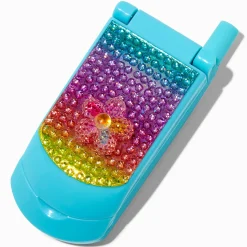 Claire's Lèvres-Lot de gloss portable à clapet bling-bling papillon bleu Claire's Club