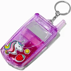 Claire's Lèvres-Lot de gloss portable à clapet licorne Y2K violet
