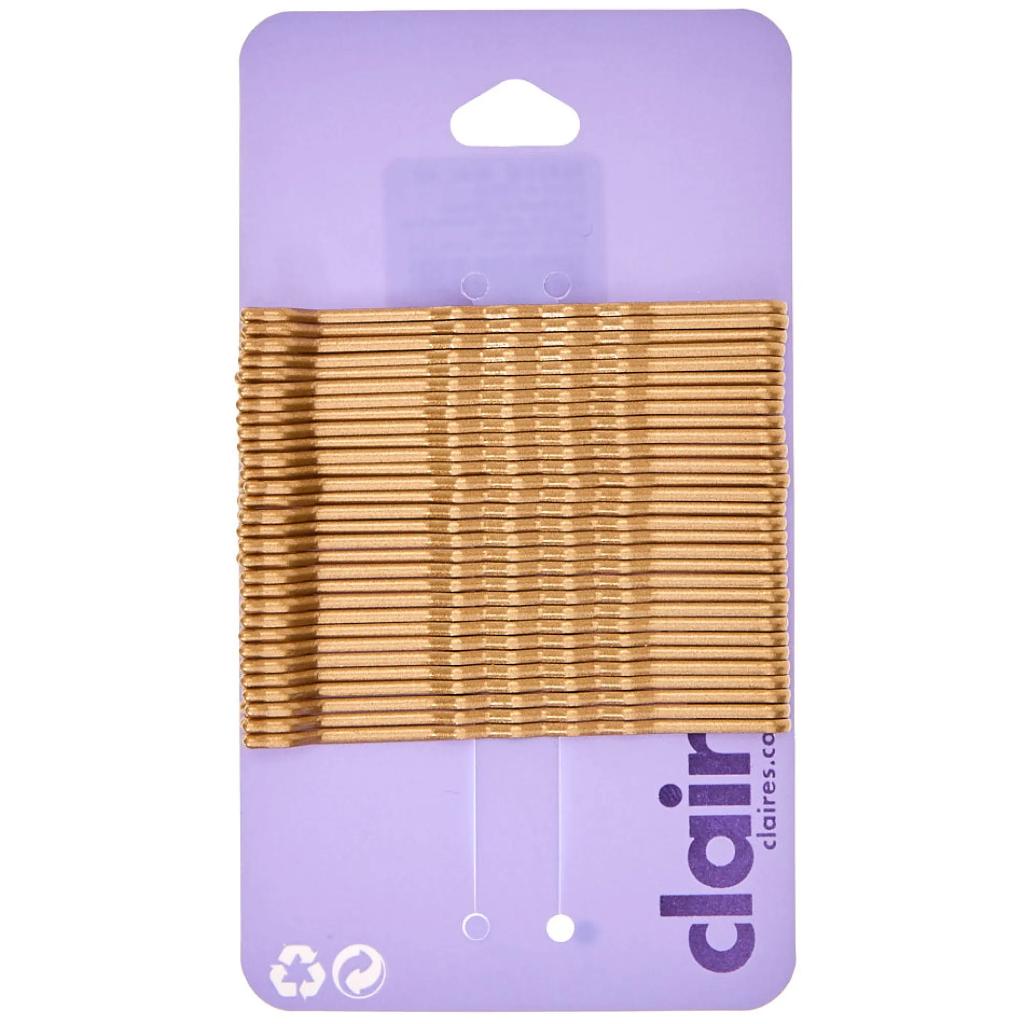 Claire's Barrettes Et Pinces-Lot de 3 grandes épingles plates blondes