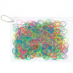 Claire's Élastiques-Lot de 1000 élastiques arc-en-ciel « No More Snag »