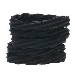 Claire's Élastiques-Lot de 5 élastiques à cheveux torsadés noirs