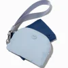 Claire's Porte-monnaies-Lot de porte-monnaie en nylon bleus - Lot de 2