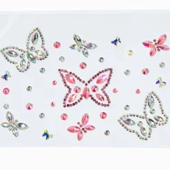 Claire's Paillettes Et Bijoux De Peau-Lot de strass pour le corps papillon