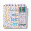 Claire's Stylos Et Crayons-Lot de stylo gel et carnet à croquis floral « Sketch Your Heart Out »