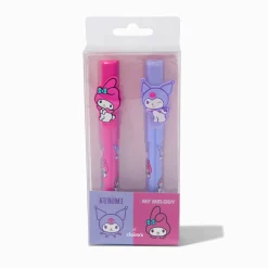 Claire's Stylos Et Crayons-Lot de stylos 10 couleurs My Melody™ et Kuromi™ Sanrio® - Lot de 2