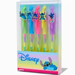 Claire's Stylos Et Crayons-Lot de stylos gel estivaux en exclusivité chez Claire's Disney Stitch - Lot de 5