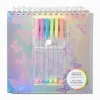 Claire's Stylos Et Crayons-Lot de stylos gel et carnet à dessin papillon holographique