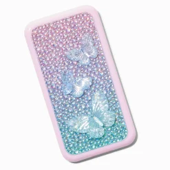 Claire's Coffrets Et Palettes-Lot maquillage portable bling-bling papillon rose