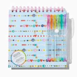 Claire's Stylos Et Crayons-Lot stylo gel et carnet à croquis bracelet d'amitié