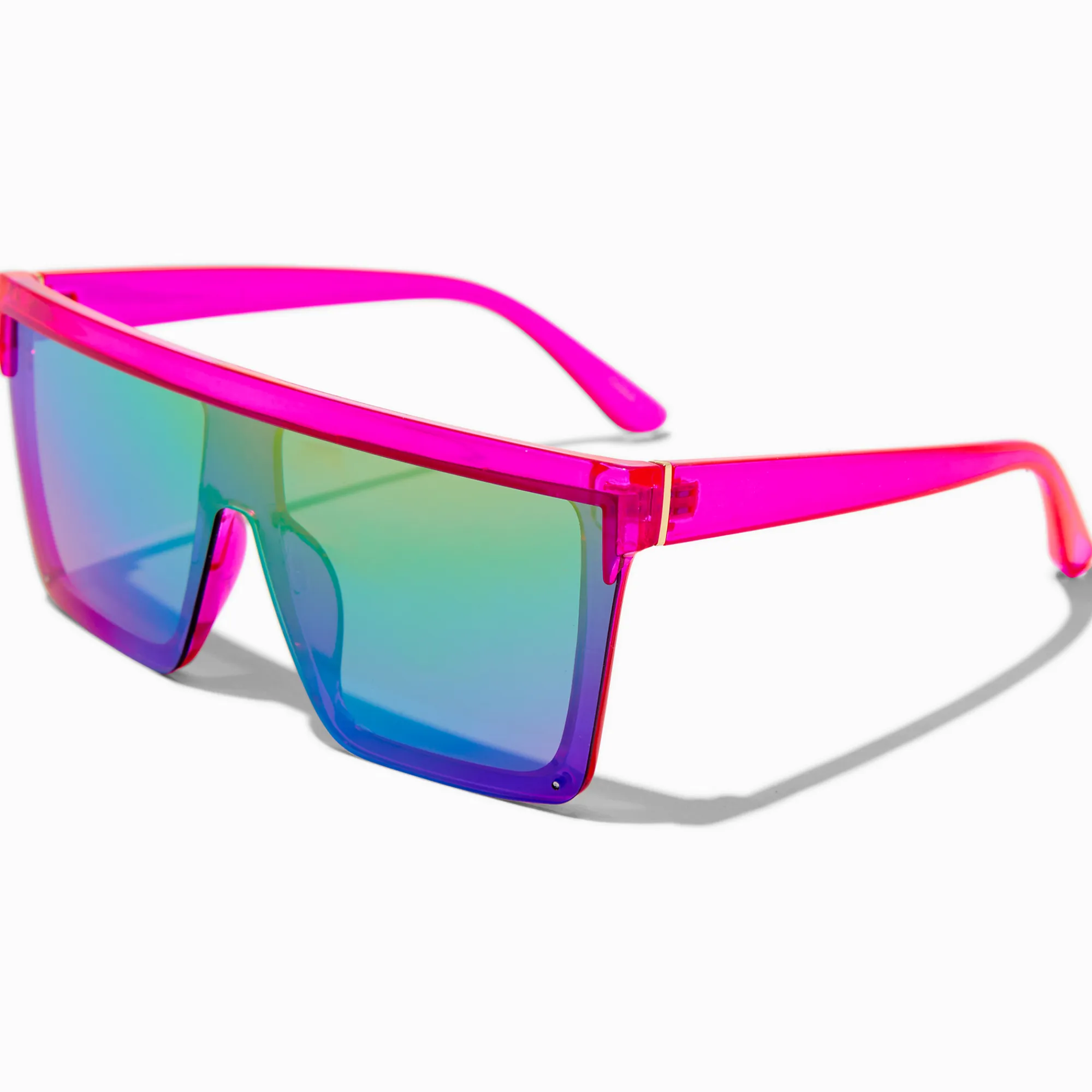 Claire's Lunettes-Lunettes de soleil écran rose vif