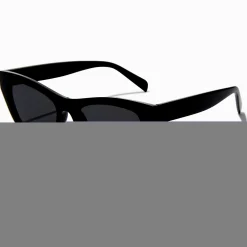 Claire's Lunettes-Lunettes de soleil œil de chat noires
