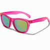 Claire's Lunettes-Lunettes de soleil rétro à paillettes rose vif Claire's Club