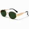 Claire's Lunettes-Lunettes métalliques ovales couleur dorée