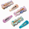 Claire's Barrettes Et Pinces-Marble Wavy Hair Clips - 6 Pack