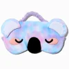 Claire's Masques Sommeil-Masque de sommeil en peluche koala tie-dye