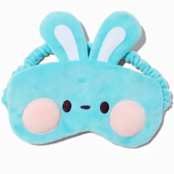 Claire's Masques Sommeil-Masque de sommeil lapin aqua en peluche