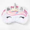 Claire's Masques Sommeil-Masque de sommeil licorne princesse - Blanc