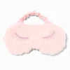 Claire's Masques Sommeil-Masque de sommeil rose tendre cils métallisés