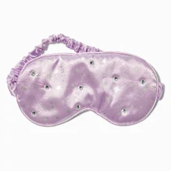 Claire's Masques Sommeil-Masque de sommeil satiné bling-bling étoile lavande