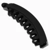 Claire's Barrettes Et Pinces-Matte Black Banana Hair Claw