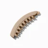 Claire's Barrettes Et Pinces-Matte Taupe Banana Hair Claw